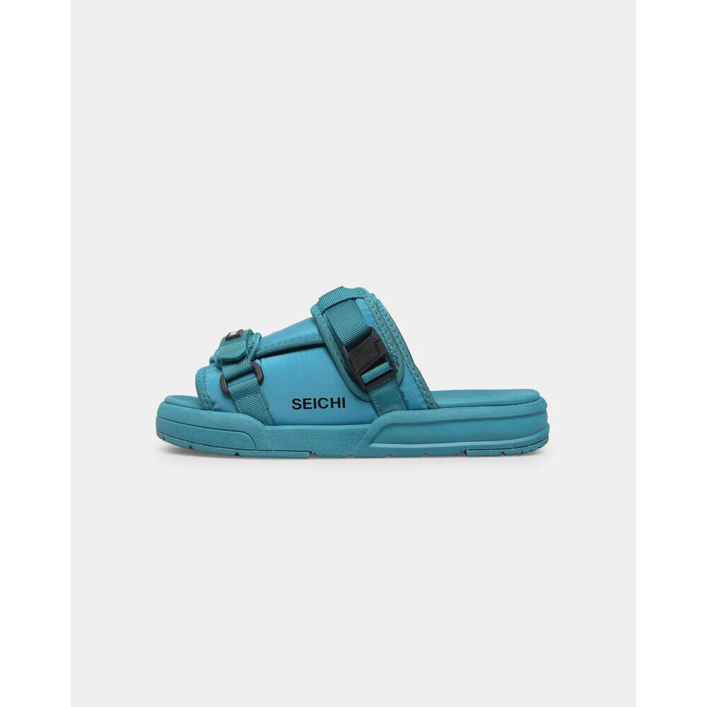Seichi Yoroi V2 Sandals Men's US 11 Blue Adjustable Strap Slip On Slide HAWK057